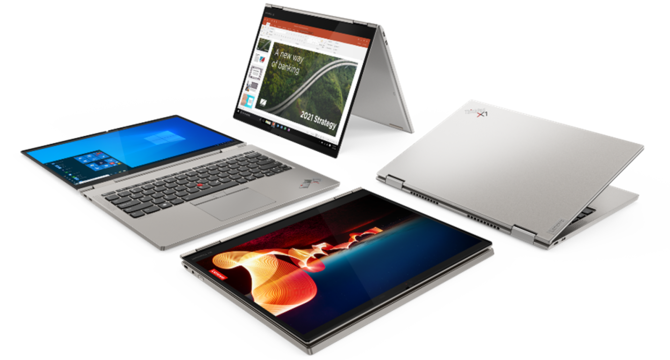 Lenovo ThinkPad X1 Titanium YOGA, X1 Carbon Gen.9, X1 YOGA Gen.6, X12 Detachable - biznesowe laptopy z Intel Tiger Lake [1]