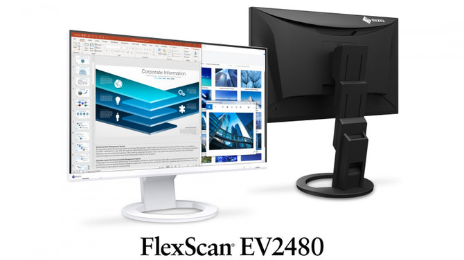 EIZO wprowadza na rynek 24-calowy monitor FlexScan EV2480 z USB-C 70 W, zaprojektowany z myślą o pracy biurowej [1]