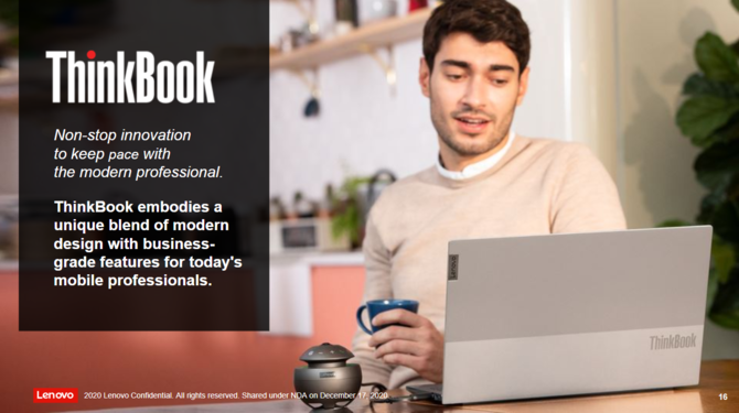 Lenovo ThinkBook Plus, ThinkBook 14p Gen.2, ThinkBook 16p Gen.2 - laptopy z Intel Tiger Lake-U, AMD Cezanne-U i ekranem OLED [1]