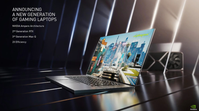 NVIDIA GeForce RTX 3080, RTX 3070 i RTX 3060 - prezentacja nowej generacji kart graficznych Ampere dla laptopów do gier [1]
