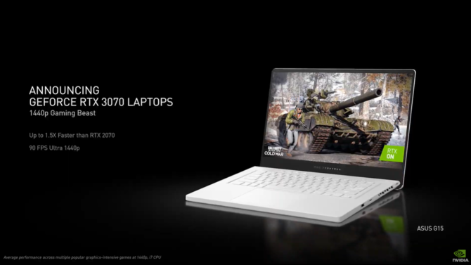 NVIDIA GeForce RTX 3080, RTX 3070 i RTX 3060 - prezentacja nowej generacji kart graficznych Ampere dla laptopów do gier [3]