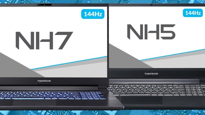 Hyperbook NH5 oraz NH7 - atrakcyjne cenowo laptopy do gier i pracy z Intel Core i7-10870H i NVIDIA GeForce RTX 3060 [1]