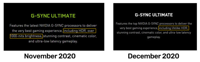 NVIDIA G-SYNC Ultimate - producent po cichu obniża wymagania dotyczące certyfikatu dla gamingowych monitorów [3]