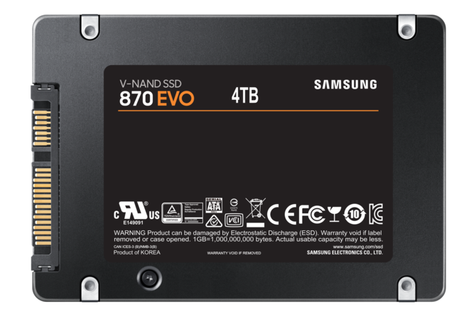Samsung SSD 870 EVO - Premiera następcy udanej serii SSD 860 EVO. 38% wzrostu prędkości odczytu i wysoka niezawodność [3]
