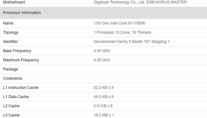 Intel Core i9-11900K @ 5,3 GHz deklasuje konkurentów w Geekbench. Nadchodzi lider wydajności pojedynczego wątku [3]
