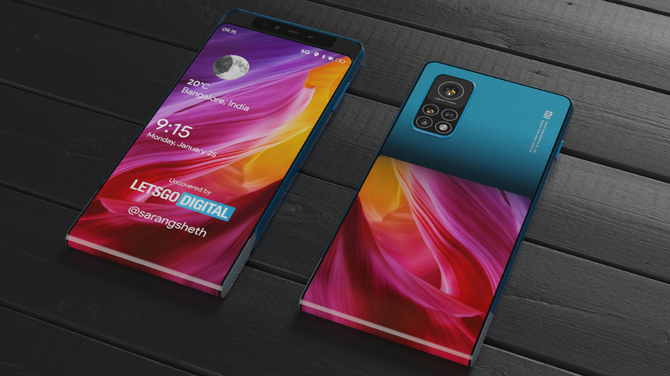 Xiaomi Mi Mix 4 – Rozwijany smartfon ze sprytnie ukrytym aparatem do selfie prezentuje się futurystycznie [1]