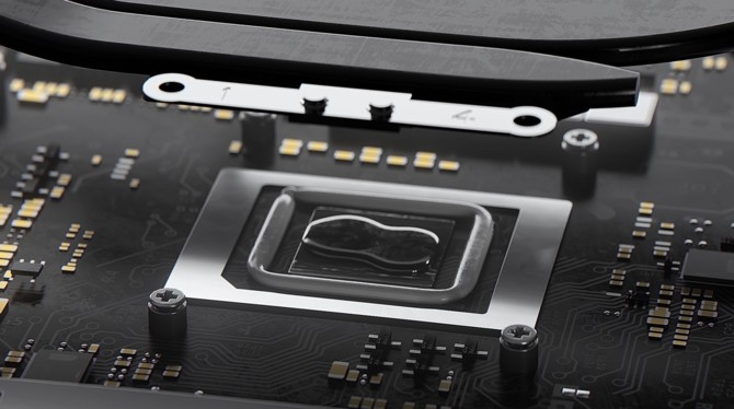 Laptopy ASUS ROG - producent pokazuje nam proces nakładania ciekłego metalu na procesory AMD Ryzen 5000 - APU Cezanne [6]