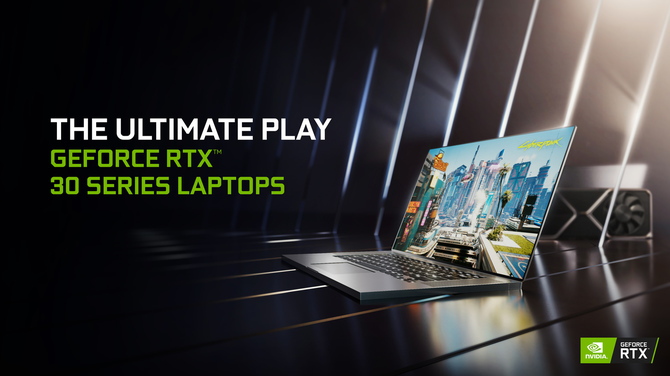 NVIDIA GeForce RTX 3000 Mobile - przygotowano 28 wariantów trzech kart graficznych dla laptopów o różnym TGP [1]