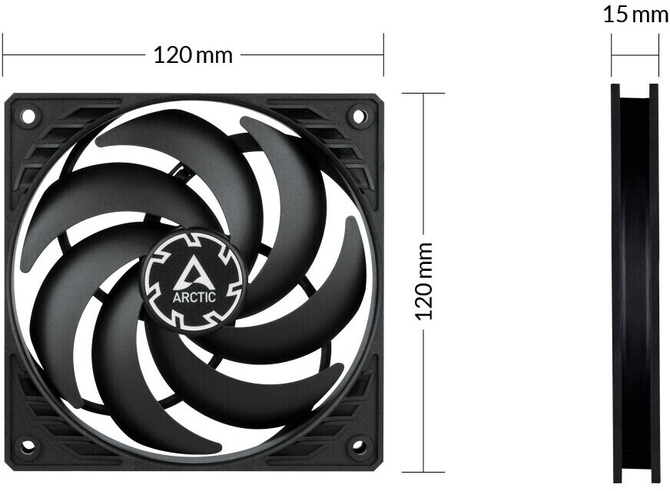 Arctic P12 Slim - Smukłe i ciche wentylatory 120-milimetrowe dedykowane komputerom typu Small Form Factor [1]