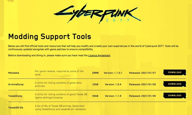 Cyberpunk 2077 hotfix 1.11 naprawia krytyczny błąd. Studio CD Projekt RED udostępniło także oficjalne narzędzia modderskie [2]