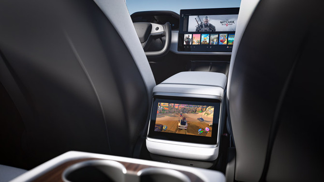 Tesla Model S to samochód także dla gracza. Moc 10 TFLOPS i możliwość grania nawet w Cyberpunk 2077, czy Wiedźmina 3 [2]