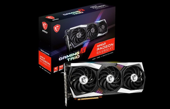 MSI Radeon RX 6900 XT Gaming X Trio - szczegóły specyfikacji technicznej flagowej karty graficznej RDNA 2 dla graczy [3]