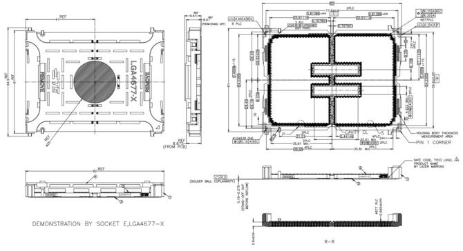 Mamy pierwsze zdjęcia procesora Intel Xeon Sapphire Rapids-SP na podstawkę LGA4677-X. To ogromny i przełomowy układ [2]