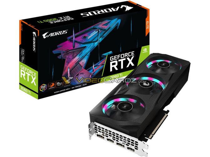 Gigabyte GeForce RTX 3060 Ti AORUS ELITE - pierwsze zdjęcia niereferencyjnego układu Ampere GA104 dla graczy [6]