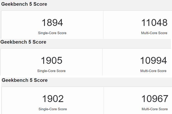 Intel Core i9-11900K jako pierwszy procesor na świecie przekroczył barierę 1900 pkt w Geekbench w teście Single-Core  [3]