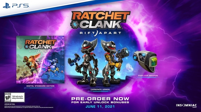 Ratchet & Clank: Rift Apart - poznaliśmy datę premiery. Sony potwierdza debiut gry wyłącznie na konsoli PlayStation 5 [6]