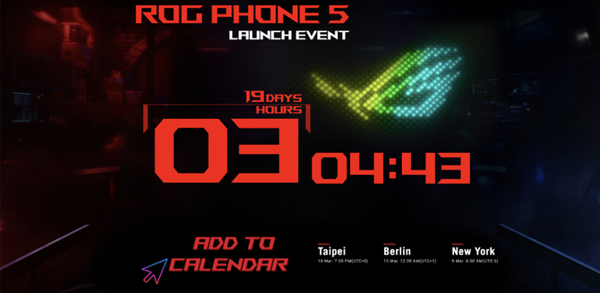 ASUS ROG Phone 5 zadebiutuje już 10 marca. Podsumujmy najważniejsze informacje o nadchodzącym smartfonie dla graczy [2]