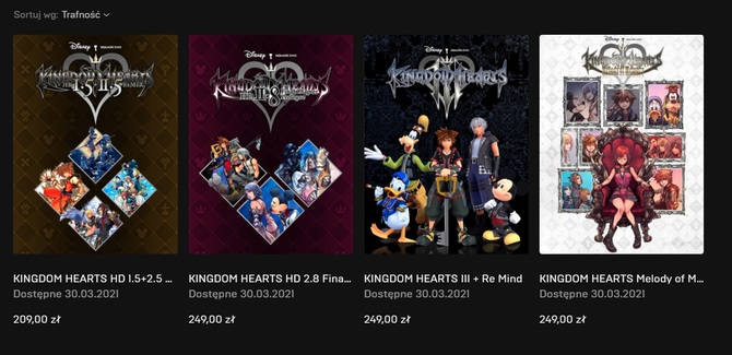 Wymagania sprzętowe Kingdom Hearts 3. Cała seria jRPG-ów trafi niedługo na PC w ramach wyłączności Epic Games Store [2]