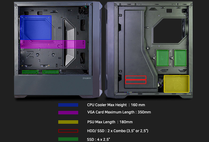 Zalman Z8 - Nowa seria obudów skierowanych zarówno do fanów przewiewności, jak i hartowanego szkła oraz RGB LED [2]