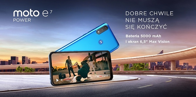 Motorola Moto E7 Power oficjalnie debiutuje w Polsce w cenie 499 zł. To przyzwoity smartfon z pojemną baterią 5000 mAh [2]