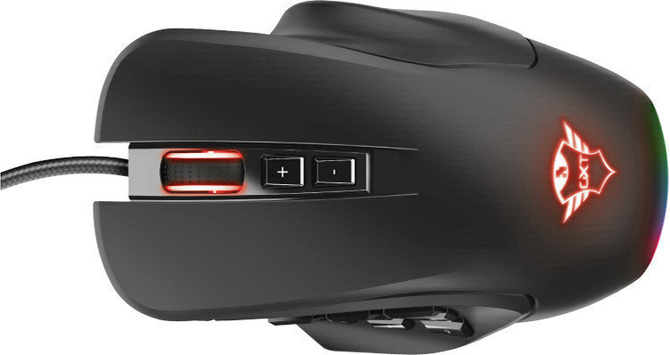 Trust GXT 970 Morfix - Mysz z sensorem PMW3325 i wymiennymi panelami bocznymi dla fanów MMO i shooterów [4]
