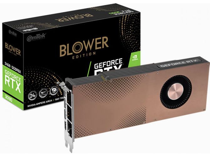 NVIDIA GeForce RTX 3090 - niereferencyjne karty graficzne Ampere w wersjach z turbiną znikają z ofert producentów [1]