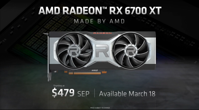 AMD Radeon RX 6700 XT - oficjalna prezentacja karty graficznej RDNA 2 ze średniej półki wydajnościowej. Specyfikacja i cena [15]