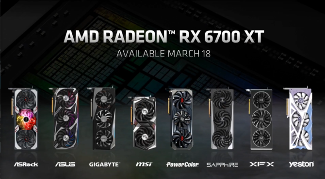 AMD Radeon RX 6700 XT - oficjalna prezentacja karty graficznej RDNA 2 ze średniej półki wydajnościowej. Specyfikacja i cena [16]
