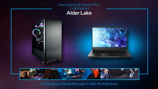 Intel Alder Lake-M, Alder Lake-P oraz Alder Lake-S BGA  - informacje o procesorach 12 generacji dla ultrabooków i laptopów do gier [1]