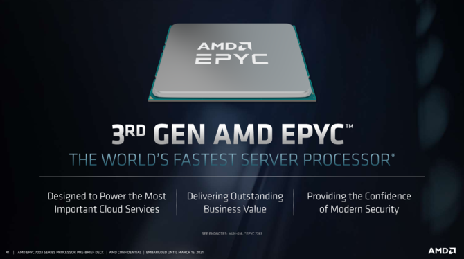 AMD EPYC 7003 - oficjalna prezentacja najszybszych na świecie, serwerowych procesorów Milan na bazie architektury Zen 3 [24]