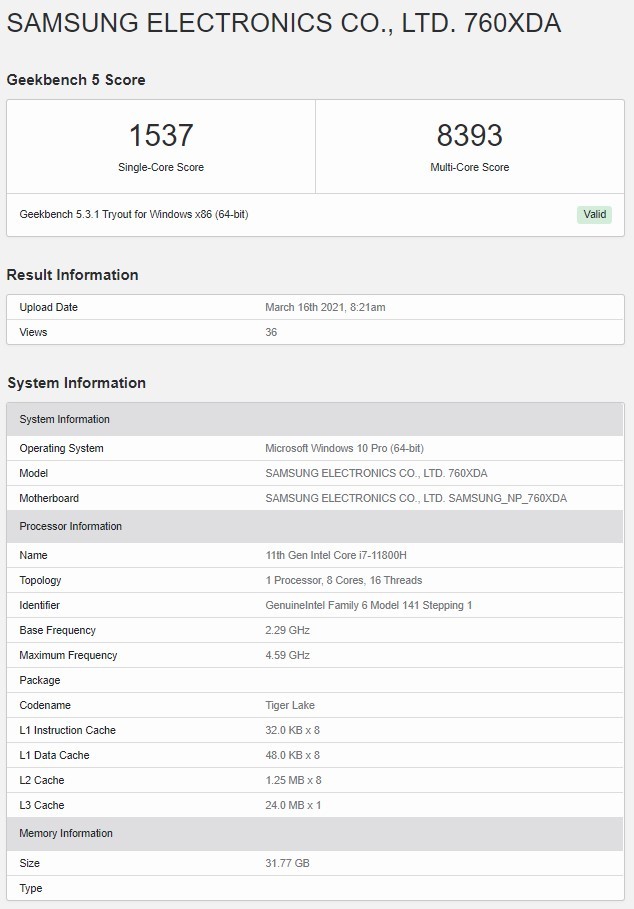 Intel Core i7-11800H vs AMD Ryzen 7 5800H - pierwsze porównanie wydajności procesorów Tiger Lake-H oraz APU Cezanne-H [2]