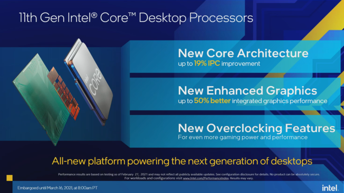 Intel Rocket Lake - oficjalna prezentacja 11 generacji procesorów dla komputerów, opartych na architekturze Cypress Cove [nc1]