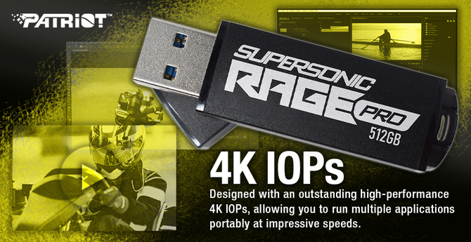 Patriot Supersonic Rage Pro USB 3.2 Gen. 1 - Nowy, aluminiowy pendrive o pojemnościach do 512 GB [3]