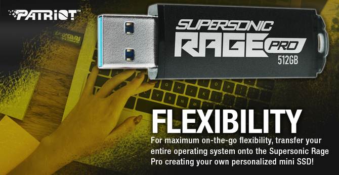 Patriot Supersonic Rage Pro USB 3.2 Gen. 1 - Nowy, aluminiowy pendrive o pojemnościach do 512 GB [2]