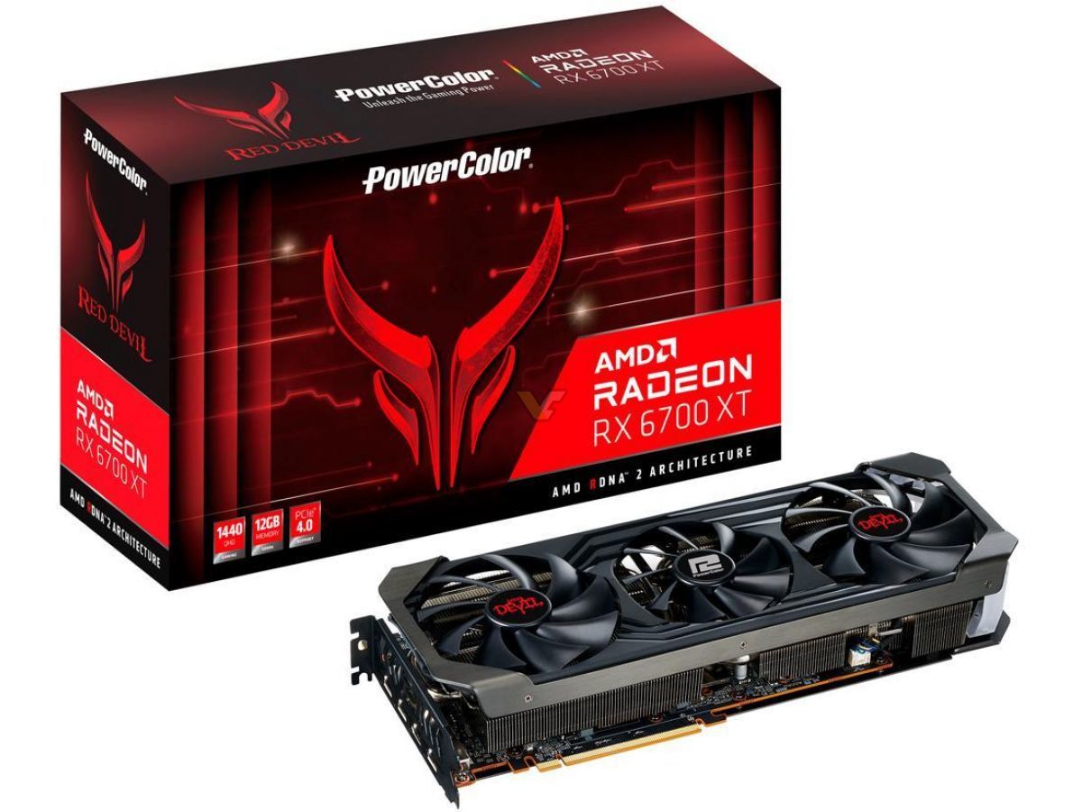 激安単価で PowerColor RX 6700 XT Red Devil, Hellhound i Figther - nowe グラフィックボード・グラボ・ビデオカード