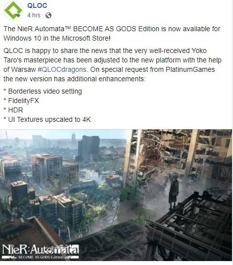NieR: Automata i The Evil Within na PC w Xbox Game Pass zostały znacznie ulepszone. Polacy naprawili RPG-a akcji firmy Square Enix [2]