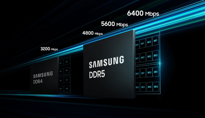 Samsung opracował pierwszą pamięć DDR5 o zawrotnej pojemności 512 GB. Jest ponad dwukrotnie wydajniejsza od DDR4 [1]
