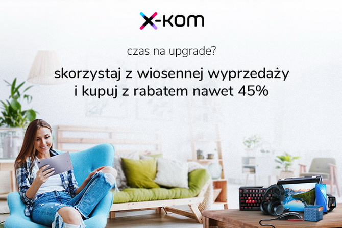 Wiosenna promocja w sklepach x-kom. Tańsze podzespoły komputerowe, sprzęt sieciowy, monitory, laptopy i peryferia [nc1]