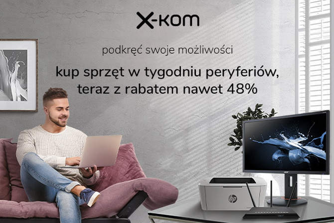 Wiosenna promocja w sklepach x-kom. Tańsze podzespoły komputerowe, sprzęt sieciowy, monitory, laptopy i peryferia [nc1]