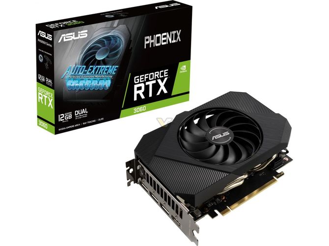 ASUS GeForce RTX 3060 Phoenix - miniaturowa karta graficzna Ampere chłodzona jednym wentylatorem [1]