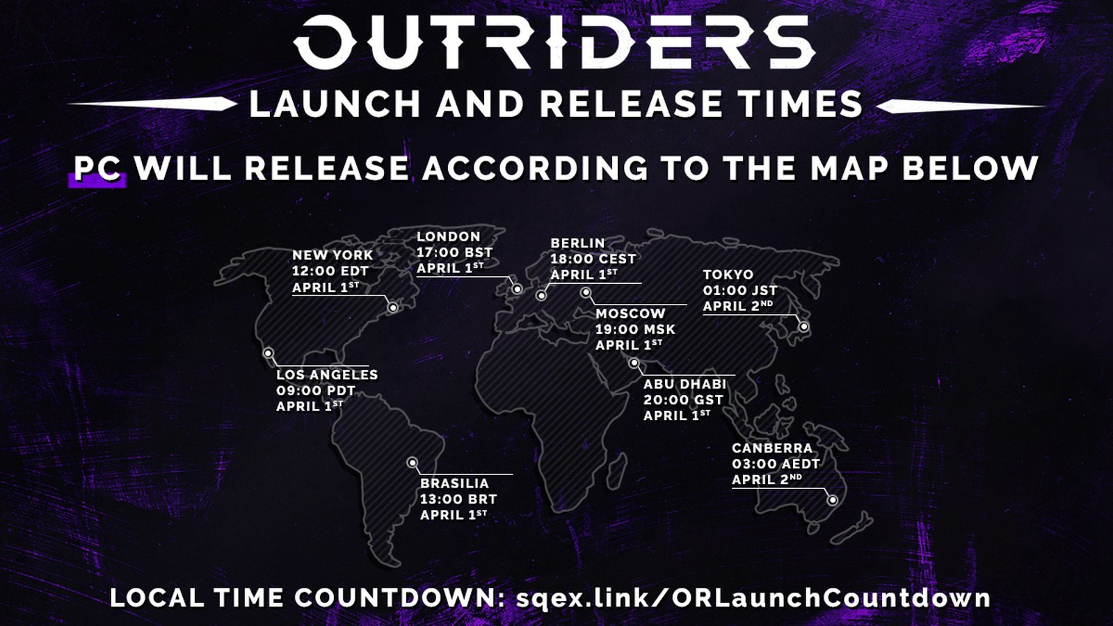 Интерактивная карта outriders