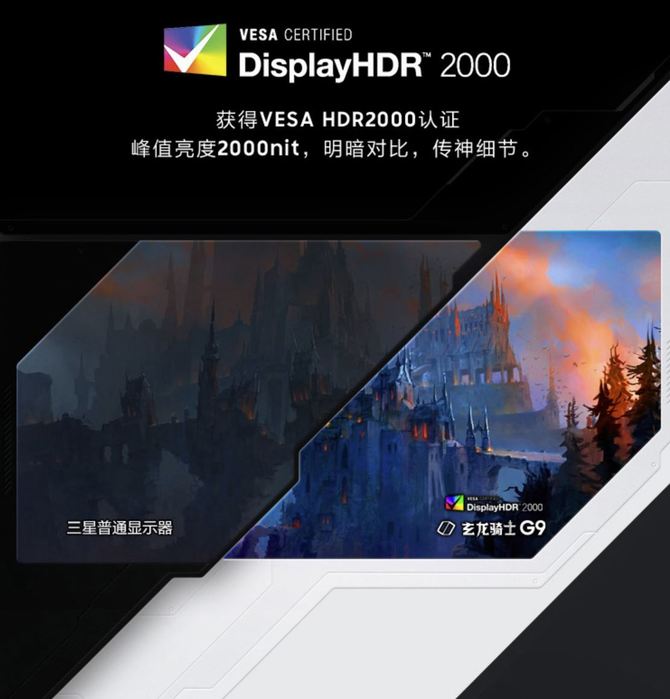 Samsung Odyssey G9 2021 może być pierwszym monitorem na rynku z certyfikatem VESA DisplayHDR 2000 [3]