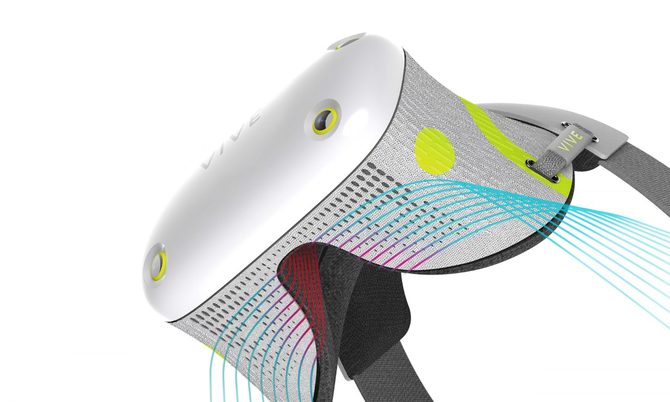 HTC VIVE Air VR - Prototyp lekkich gogli VR dla aktywnych graczy. Zestaw dostał już nagrodę iF Design Award [3]