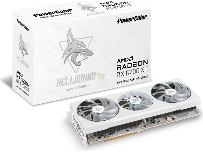 PowerColor Radeon RX 6700 XT Hellhound Spectral White - nowa karta graficzna RDNA 2 w śnieżnobiałej odsłonie [1]