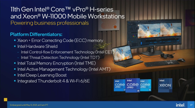 Intel Tiger Lake-H - oficjalna prezentacja procesorów Willow Cove dla laptopów. W zestawie 10 nm SuperFin oraz PCIe 4.0 [19]