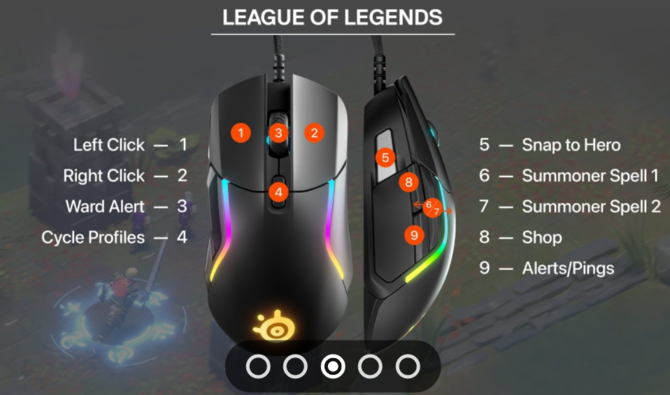 SteelSeries Rival 5 - Uniwersalna mysz z sensorem TrueMove Air, przyciskiem Sniper i przełącznikami Golden Micro IP54 [8]