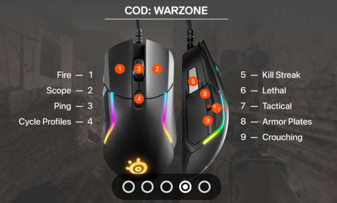 SteelSeries Rival 5 - Uniwersalna mysz z sensorem TrueMove Air, przyciskiem Sniper i przełącznikami Golden Micro IP54 [9]