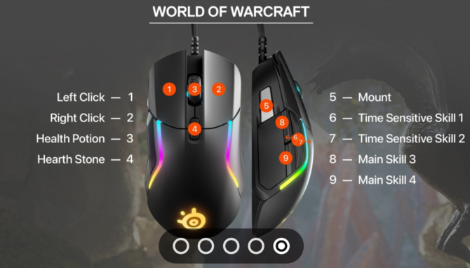 SteelSeries Rival 5 - Uniwersalna mysz z sensorem TrueMove Air, przyciskiem Sniper i przełącznikami Golden Micro IP54 [10]