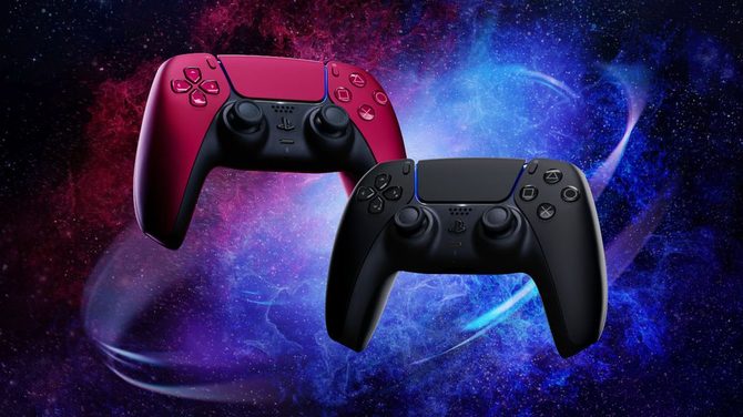 Sony DualSense dla konsoli PlayStation 5 debiutuje w nowych kolorach Cosmic Red i Midnight Black. Już nie tylko czerń i biel [1]