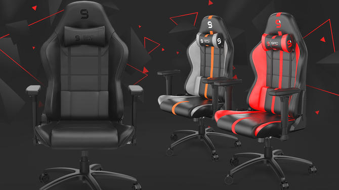 SPC Gear SR400 - Nowa seria gamingowych foteli już w sprzedaży. Kilka kolorów oraz wersje z tkaniną lub skórą PU [1]
